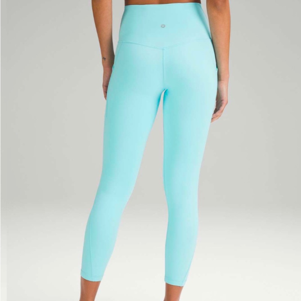 lululemon athletica High-Rise Capri Leggings in Light Aqua